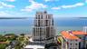 Drone image of the building