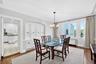 Generous Dining Room with Beautiful Built-Ins