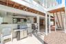 Outdoor Kitchen Under Guest House.