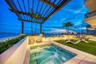 Amenities deck facing sunset