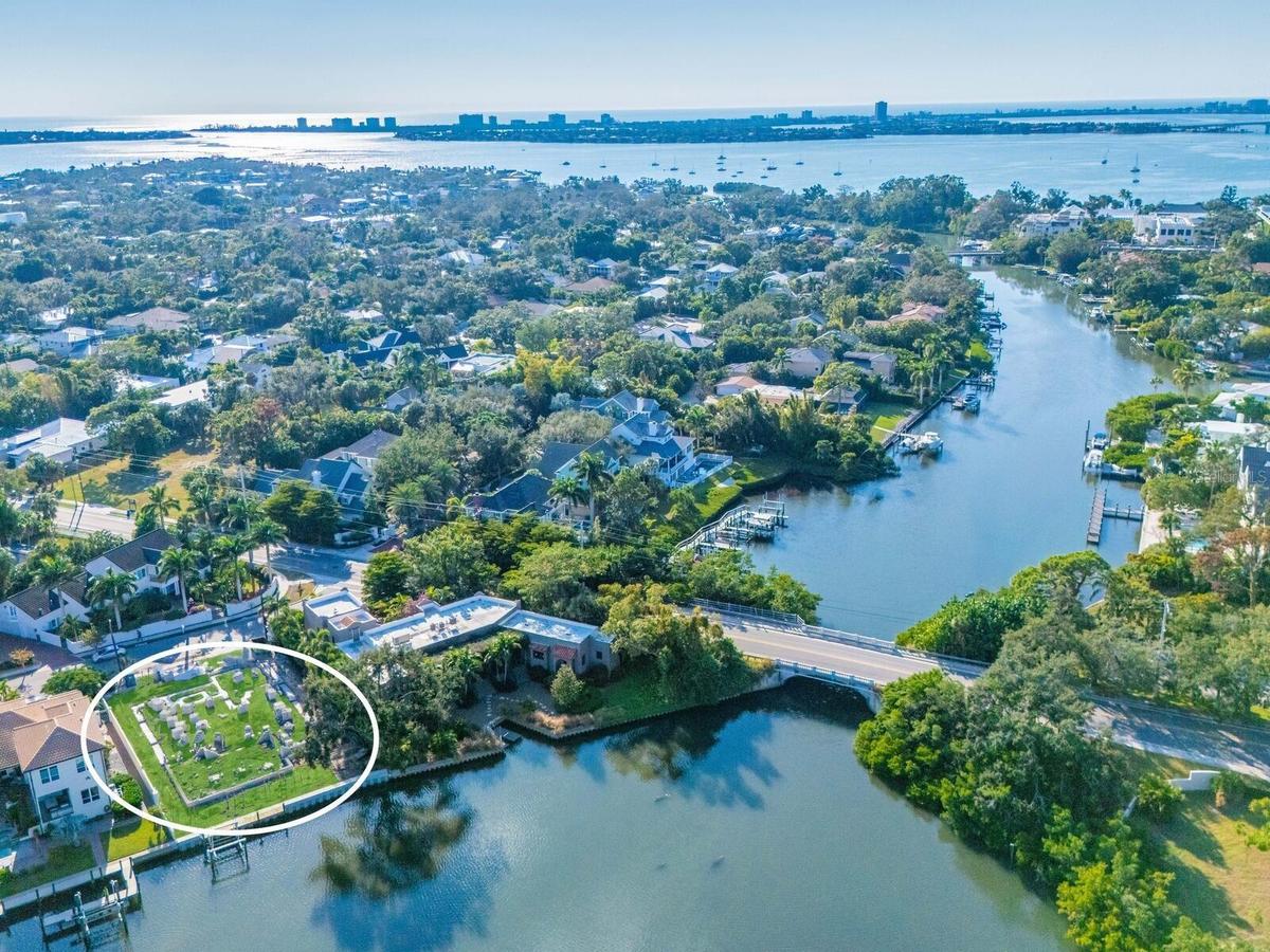 Short boat ride to Sarasota Bay