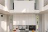 The cabinetry integrates storage seamlessly.