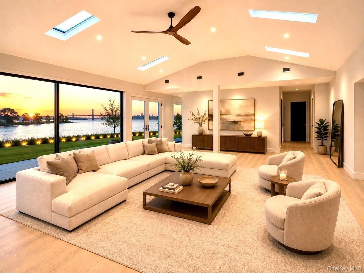 Virtually StagedOpen concept- Living room- Dining Room and Kitchen
