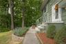 Walkways and garden areas