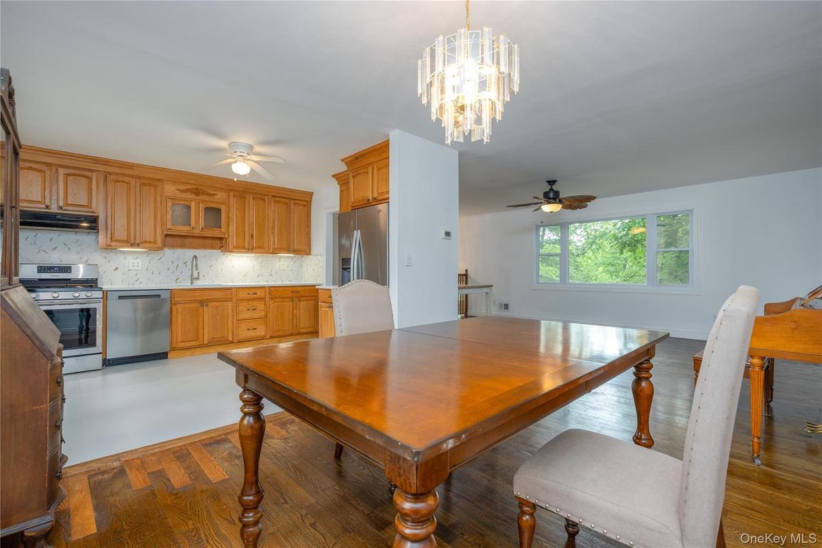 Open to kitchen