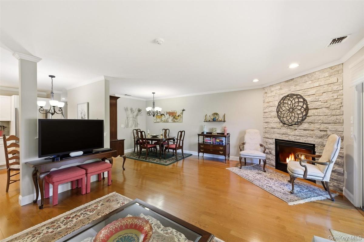 Stone Fireplace