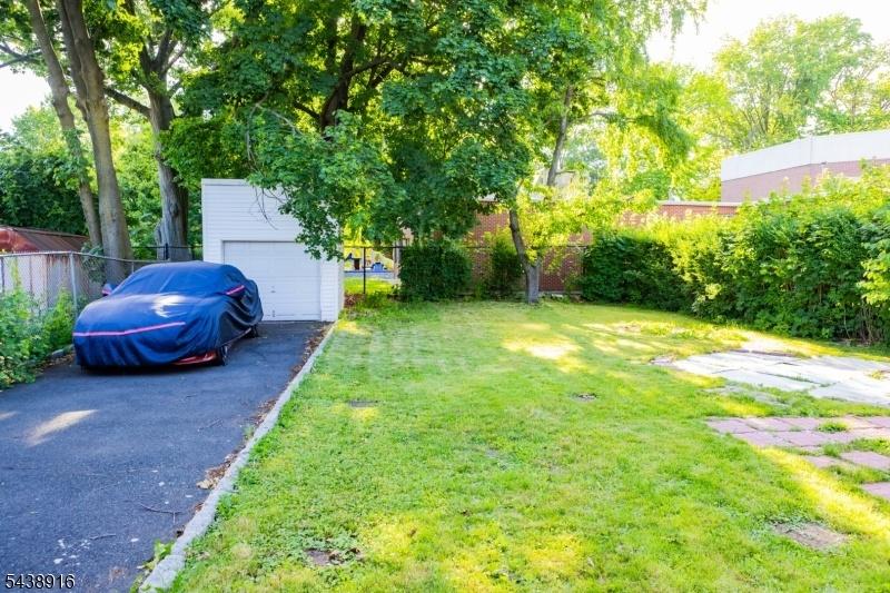 Driveway and garage