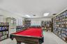 library and pool table