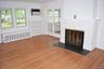 French doors to the den