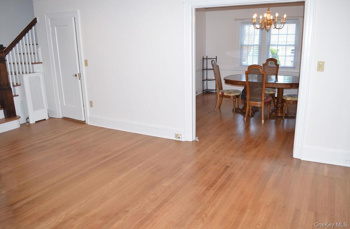 Living room with opening to the dining room