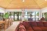 Family room overlooking the lake
