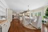 Large Bright Kitchen with French Doors to Outside Deck and New Pergola