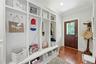 Mudroom w Built In's Off of Side Entrance of DrivewayClose to Back Stair Case