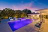This is a great home for outdoor entertaining! Pentair App on your phone can remotely operate the pump, spa, lights and fountain controls.