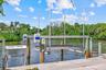 10,000 lb electric boat  lift and fish cleaning station with fresh water
