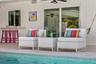 Plenty of seating areas offering shaded and sunny spots and perfect for entertaining.
