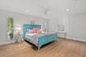 Downstairs primary bedroom with en suite bathroom.