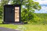 One of two saunas with amazing views