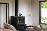 Wood burning stove in the Living Room