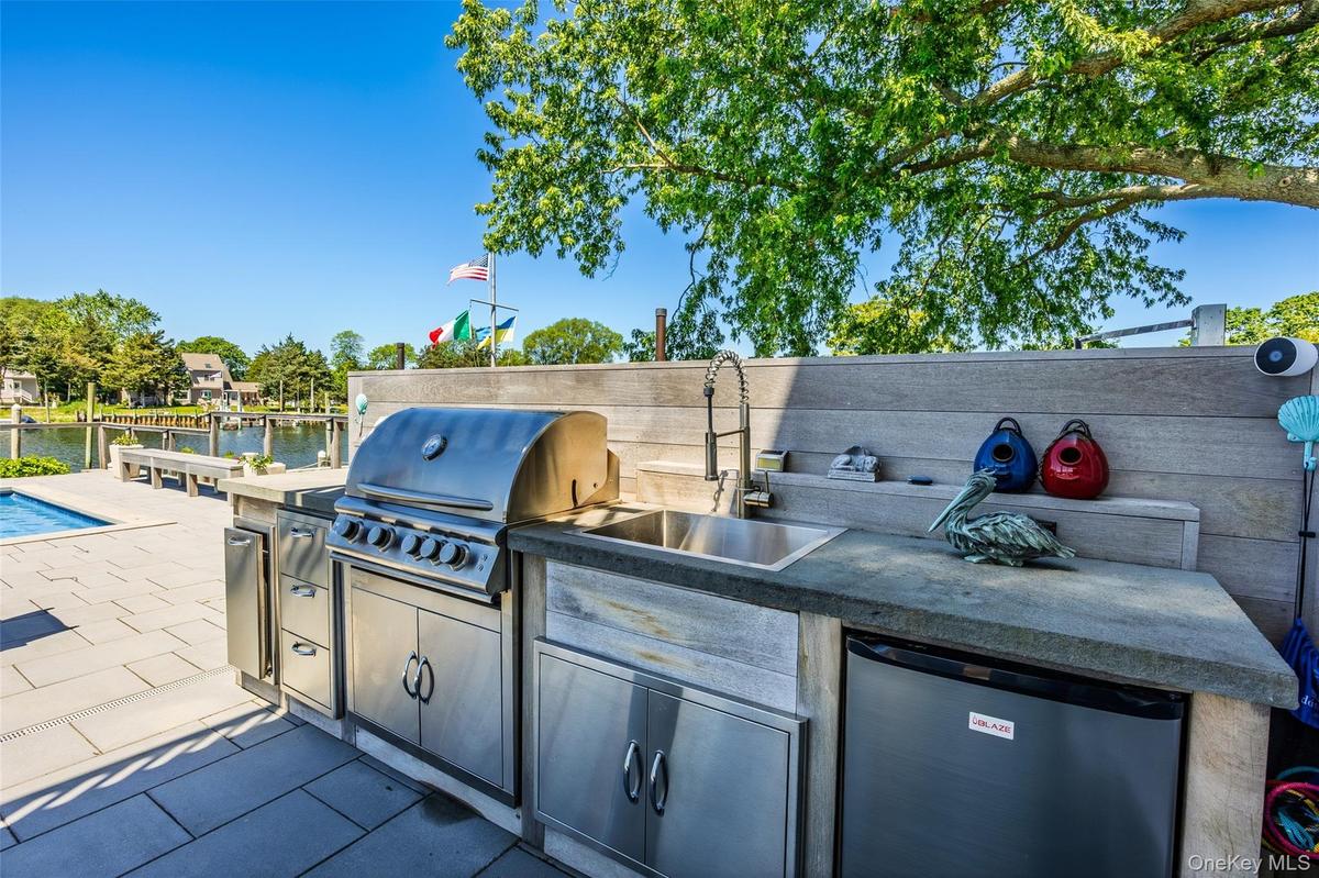 High end BLAZE outdoor kitchen