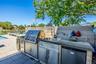 High end BLAZE outdoor kitchen