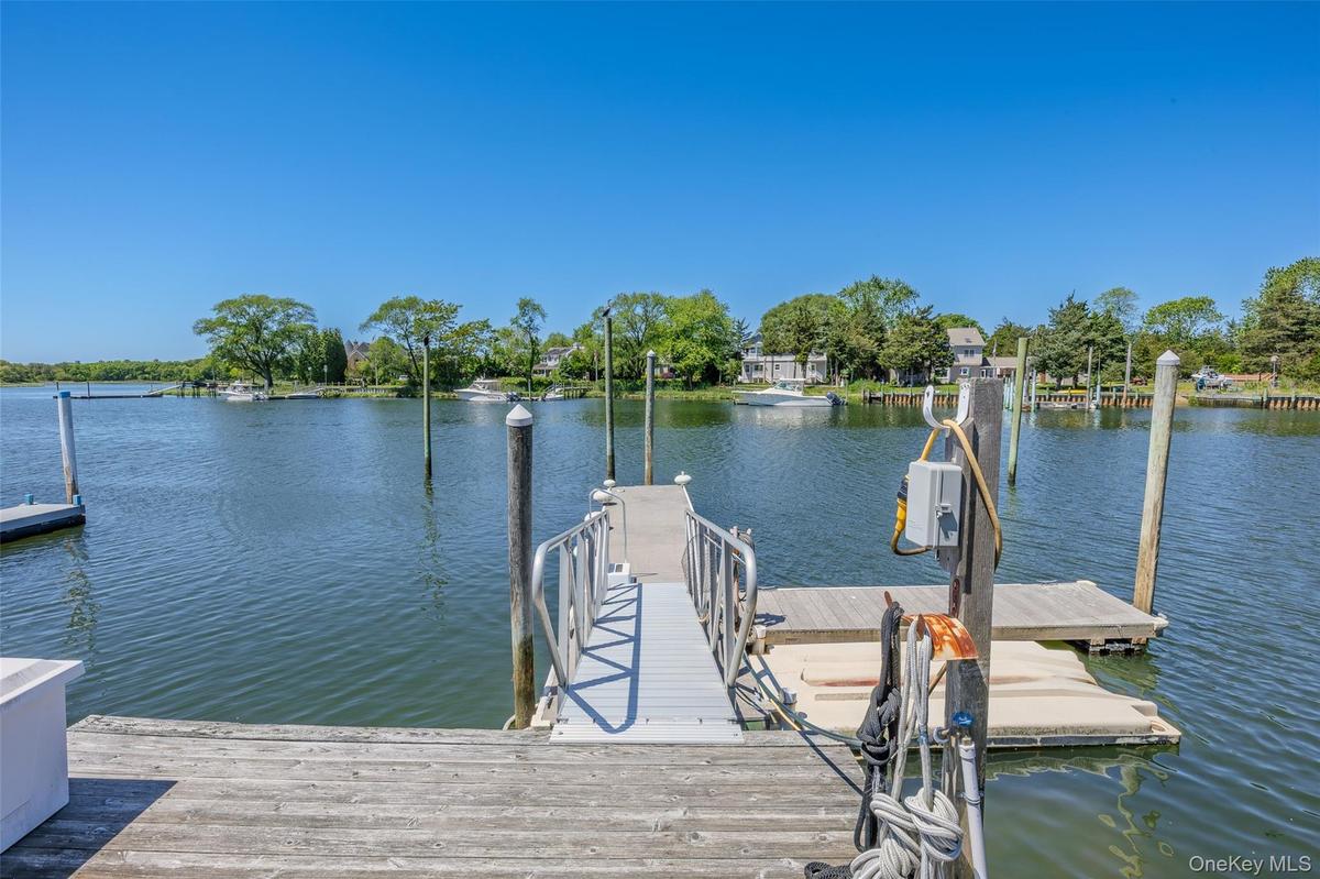 Plenty of room at the dock for water toys