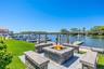 Waterside fire pit