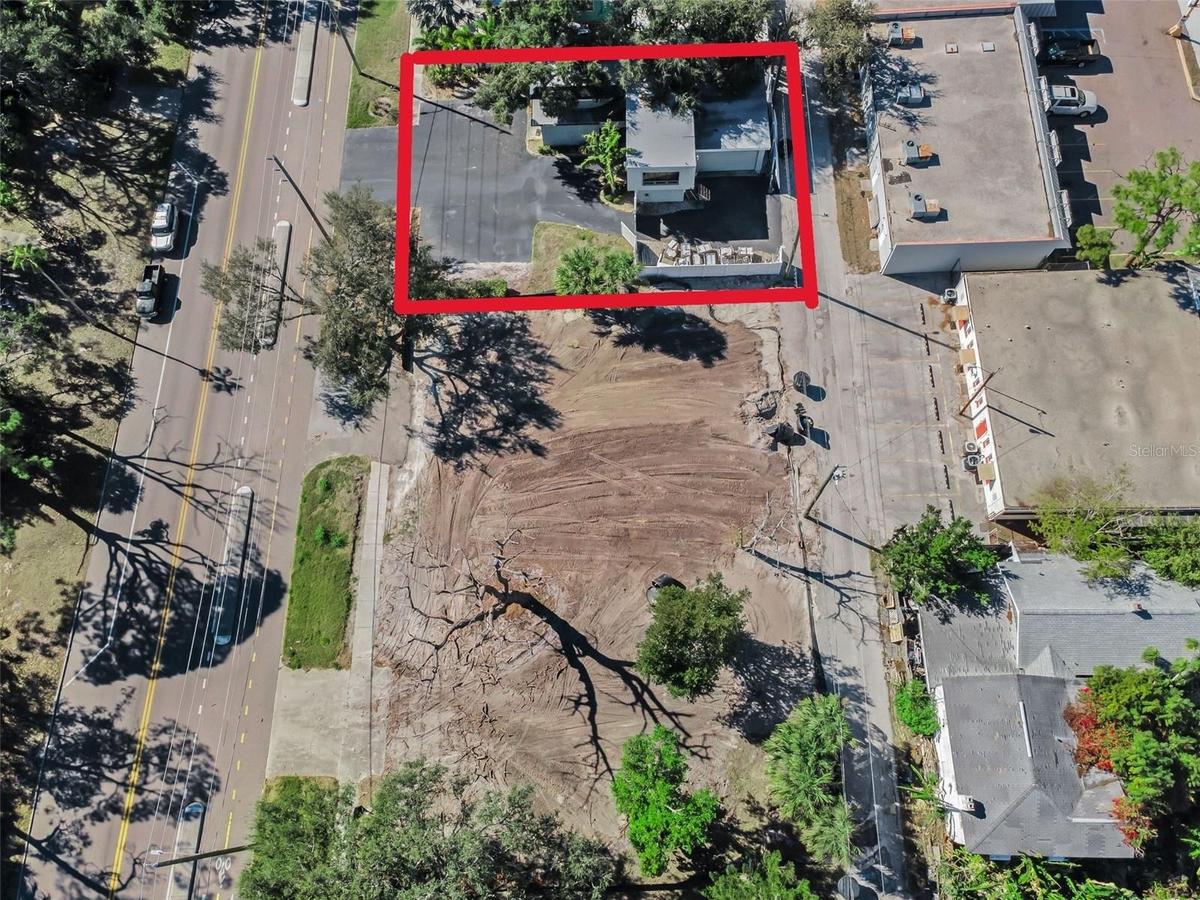 Location of existing building.  Adjoining 2 lots also available for purchase