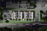 overhead view 12 unit townhome rendering