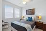 The 2nd bedroom (that is a queen bed) has a walk in closet