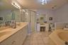Master bath with separate shower-garden tub