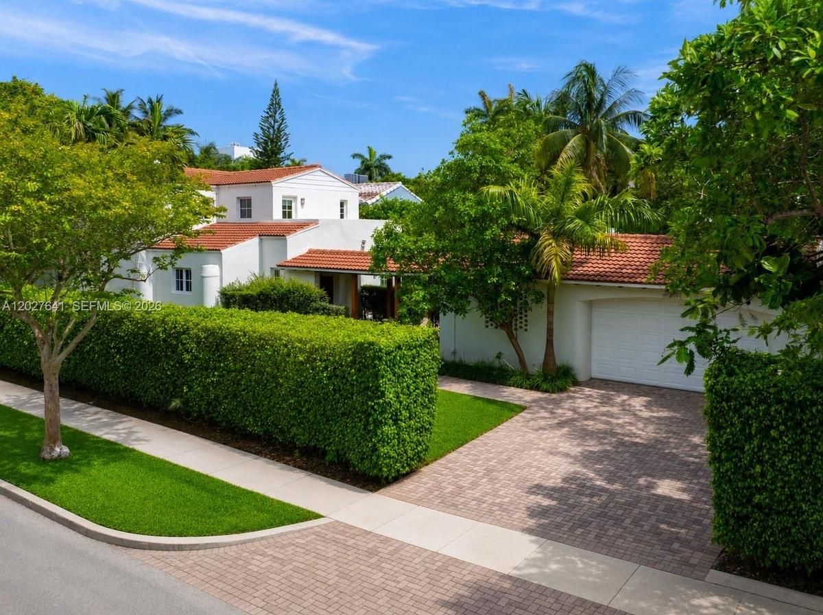 Situated on an 8,000 SF corner lot.