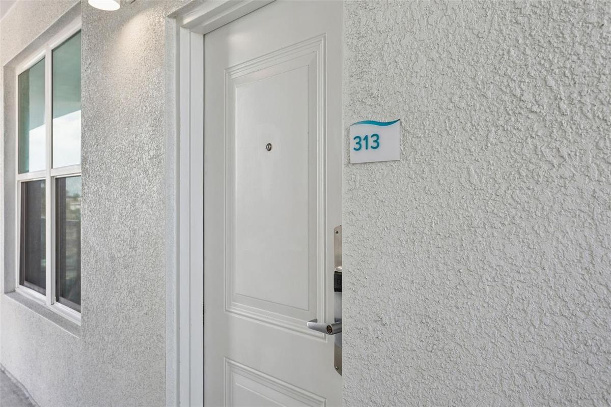 Unit front door