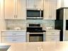 Backsplash, Range and Microwave