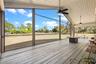 Cottage back screened porch.