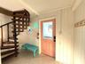 Cool Entry Way Down Stairs & Circular Stairs to Upstairs
