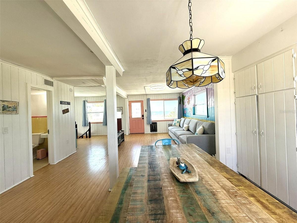 2 Story Dining Area Looking toward Living Area