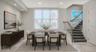 Virtually staged dining room