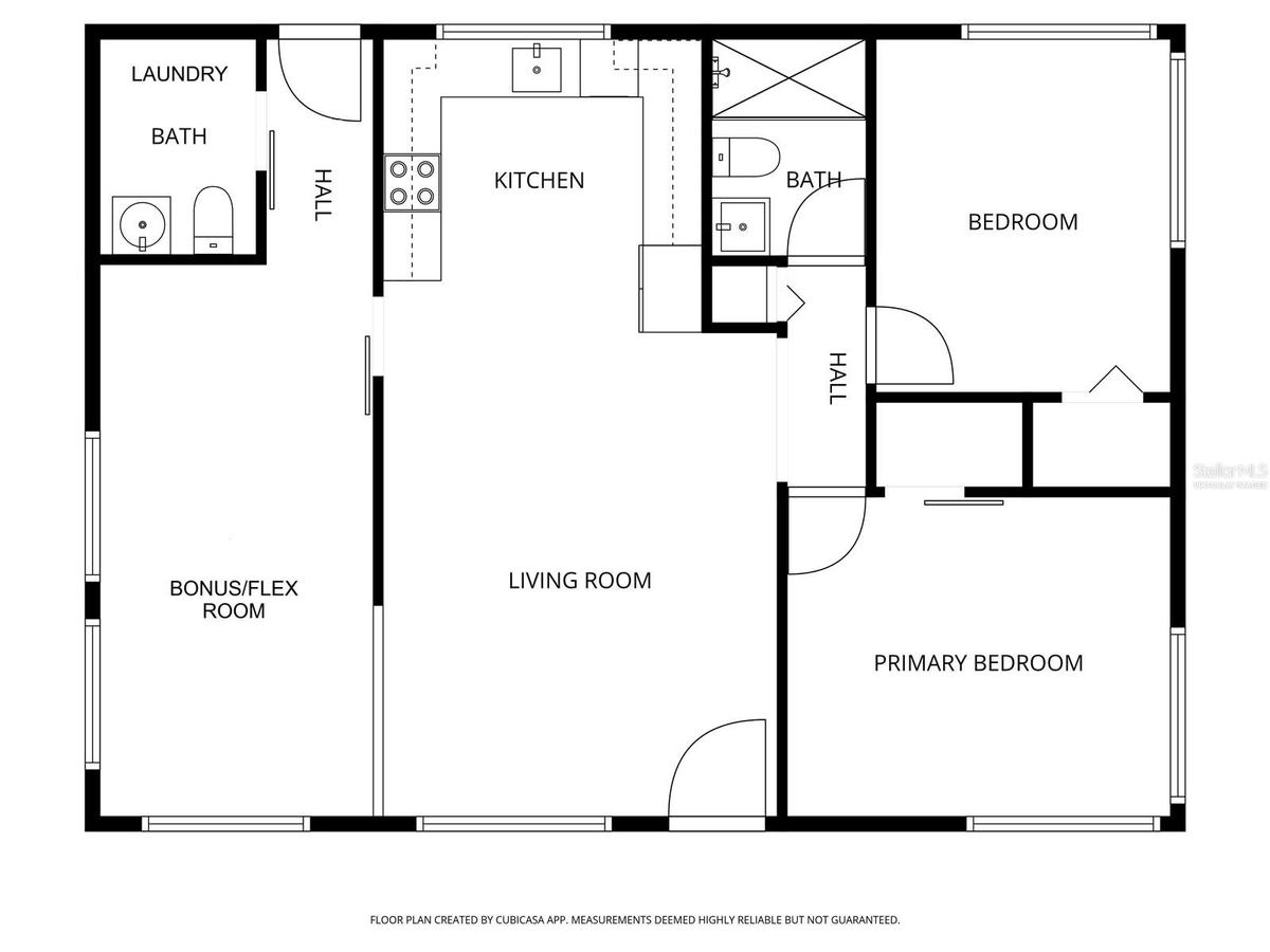 Virtually Staged Floor Plan