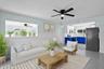 Virtually Staged Living Room
