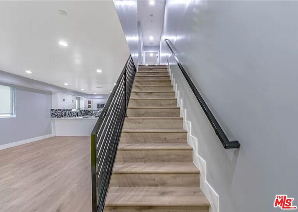 Stairs to top floor