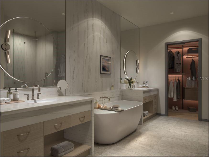 Artist Rendering Bathroom
