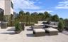 View of patio / terrace featuring an outdoor living space with a fire pit and a grill