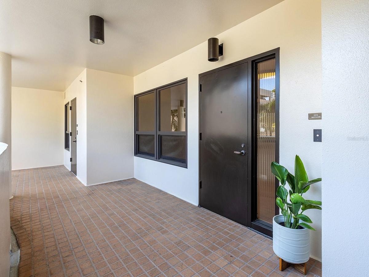Entrance to the Unit
