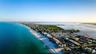 Nearly 100 feet of direct Sarasota Bay frontage with panoramic open-water views.