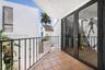 Balcony has space for a BBQ