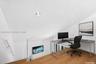 Loft is the perfect space for a home office. Plenty of space for large L-Shaped desk, filing cabinet(s), and bookshelf