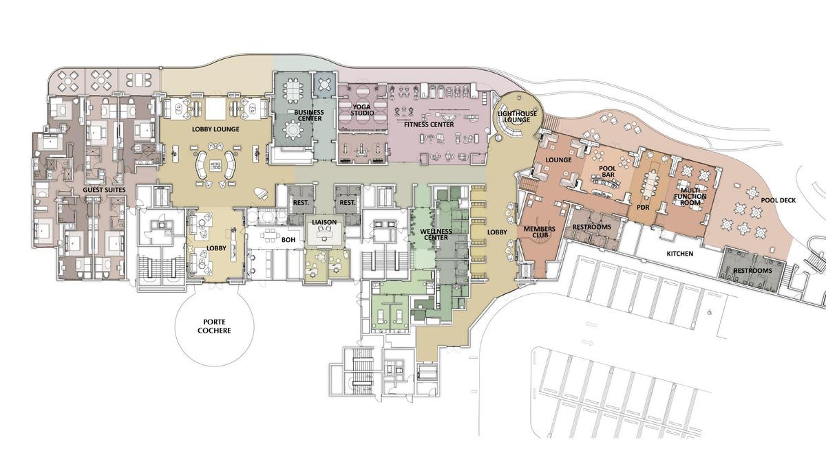 The Ritz-Carlton Clubhouse Site Map