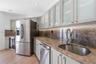 Plenty of storage space. Under cabinet lights.