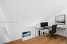 Loft is the perfect space for a home office. Plenty of space for large L-Shaped desk, filing cabinet(s), and bookshelf